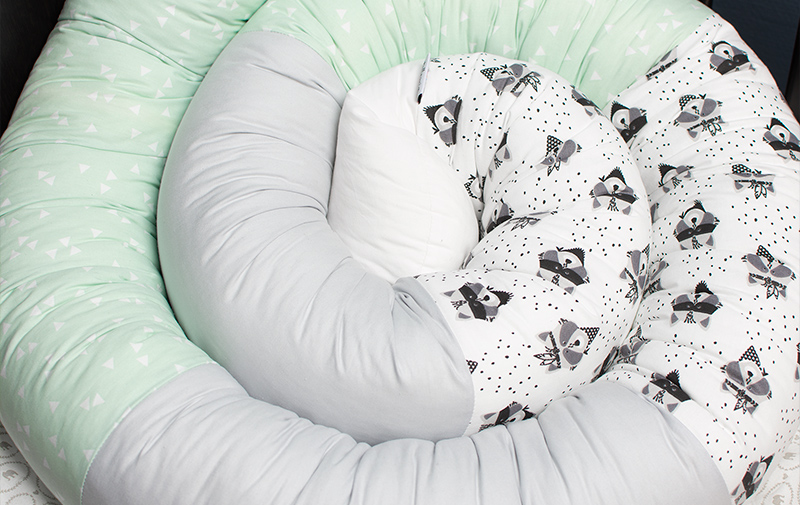 Sovorm, sovdjur som används som spjälsängsskydd och en mysig sovkompis