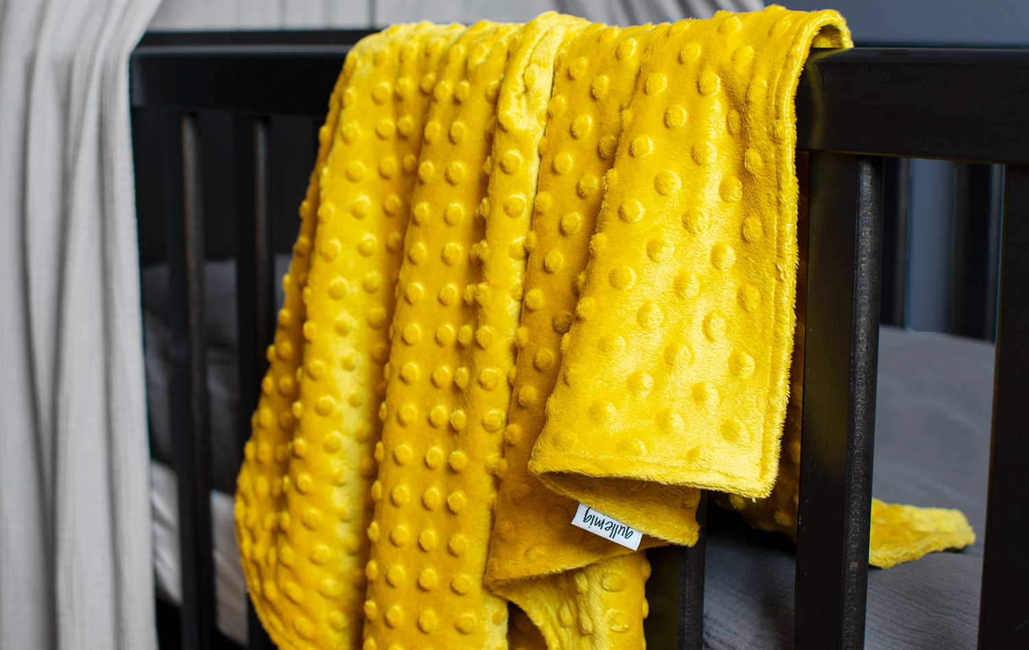 Supermjuk senapsgul minkyfilt