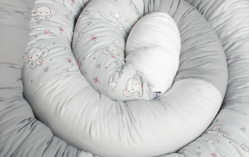 Sovorm, sovdjur som används som spjälsängsskydd och en mysig sovkompis