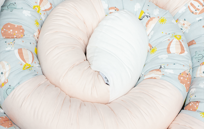 Sovorm, sovdjur som används som spjälsängsskydd och en mysig sovkompis