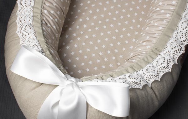 Babynest med extra höga och stabila kanter