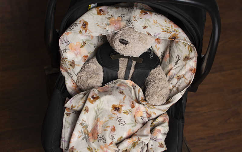 Tunnare babywrap till babyskydd och barnvagn