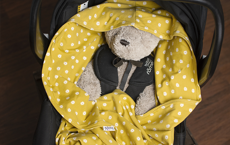Tunnare babywrap till babyskydd och barnvagn