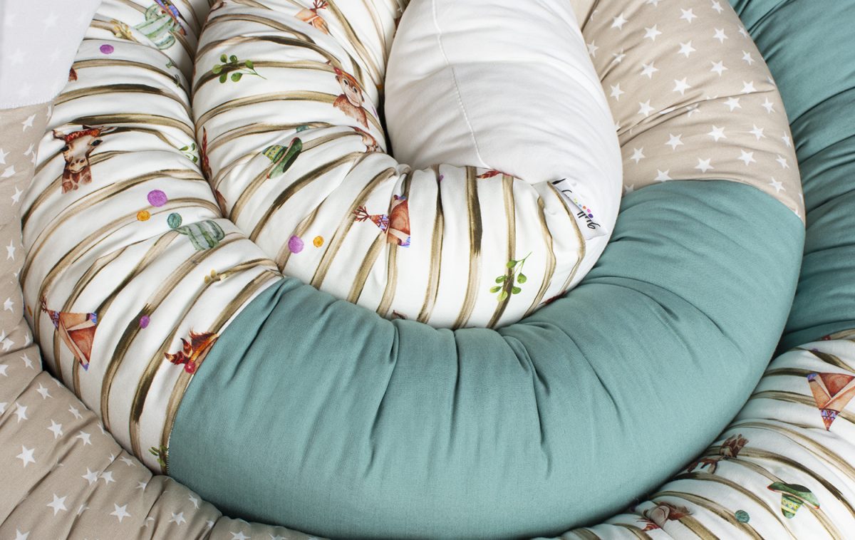 Sovorm, sovdjur som används som spjälsängsskydd och en mysig sovkompis